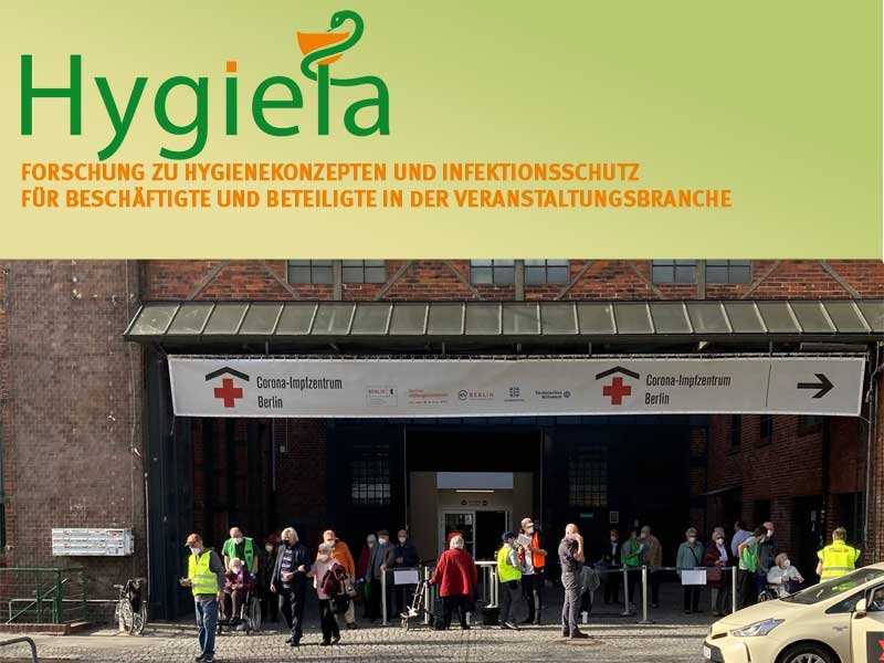 HygieIa - Arena Berlin ehem. Versammlungsstätte aktuell Impfzentrum